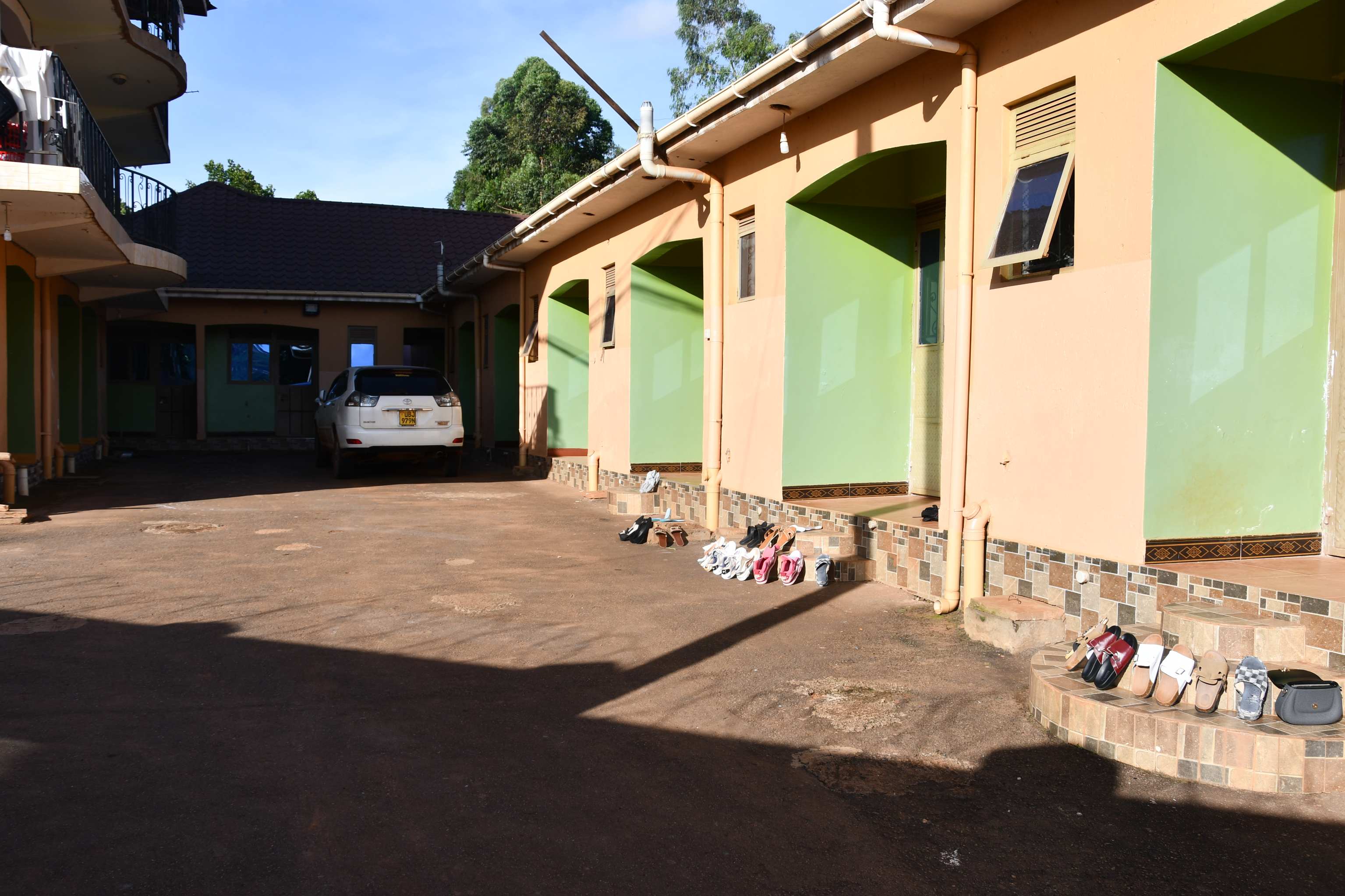 New Galaxy hostel exterior near UCU Main Campus Mukono, Uganda Christian University